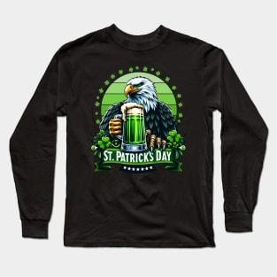 Irish Eagle Pride with beer Long Sleeve T-Shirt